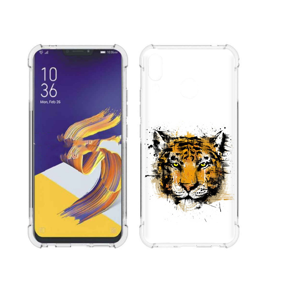 

Чехол MyPads Tocco для Asus ZenFone 5 тигруля, Прозрачный, Tocco