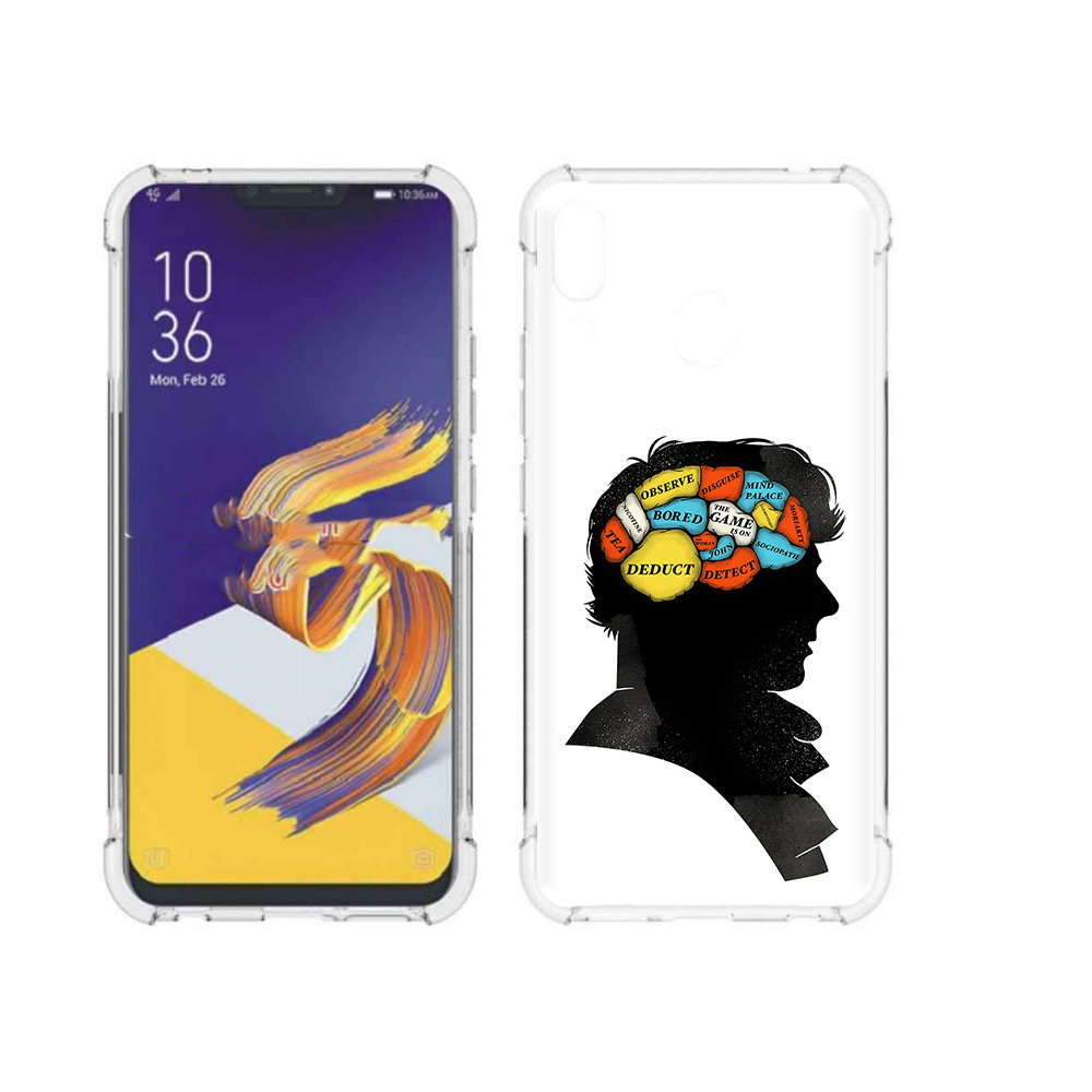 

Чехол MyPads Tocco для Asus ZenFone 5 темный рисунок, Прозрачный, Tocco