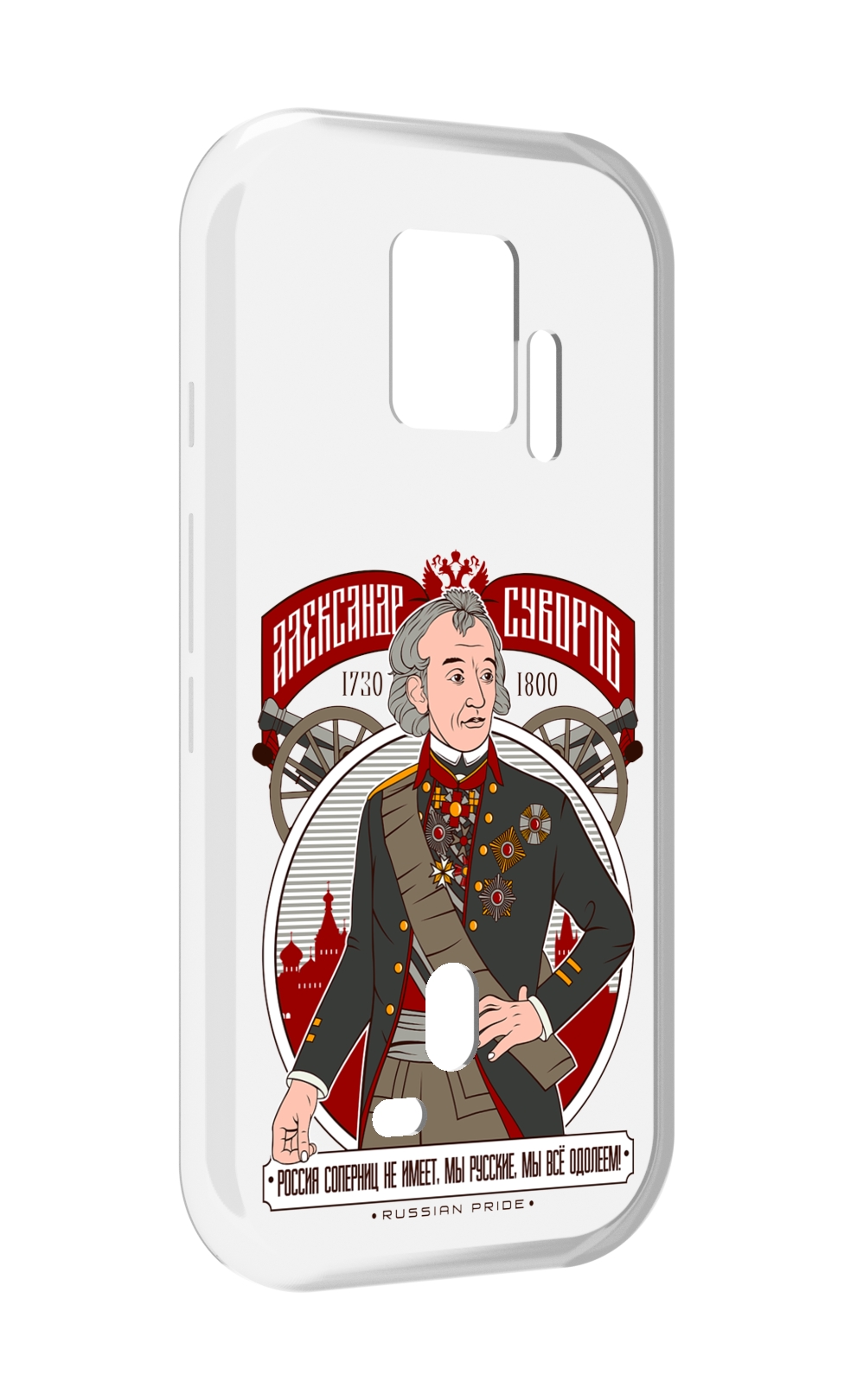 

Чехол MyPads Суворов для ZTE Nubia Red Magic 7S Pro, Прозрачный, Tocco