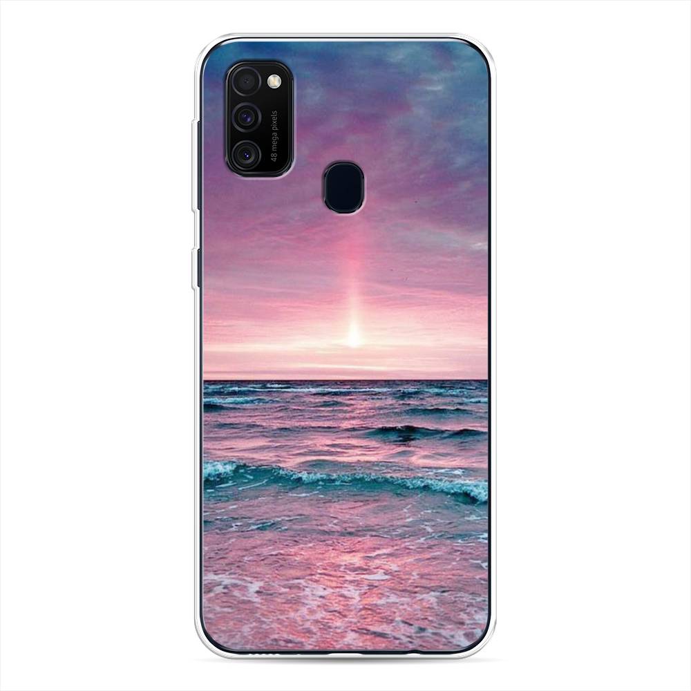 

Чехол для Samsung Galaxy M30s/M21 "Восход 3", Розовый;голубой, 29850-2