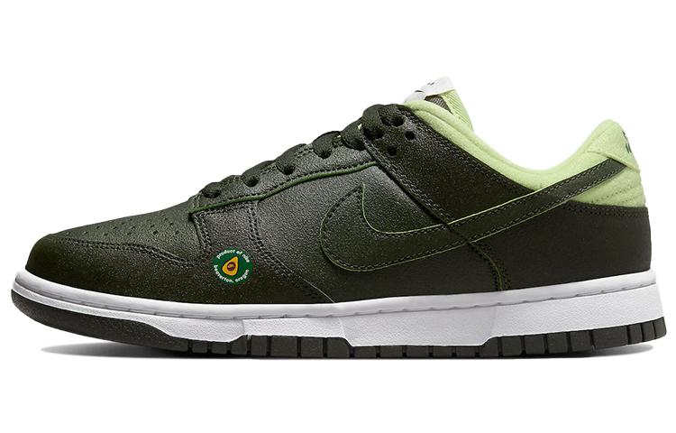 

Кеды унисекс Nike Dunk Low avocado хаки 38 EU, Dunk Low avocado