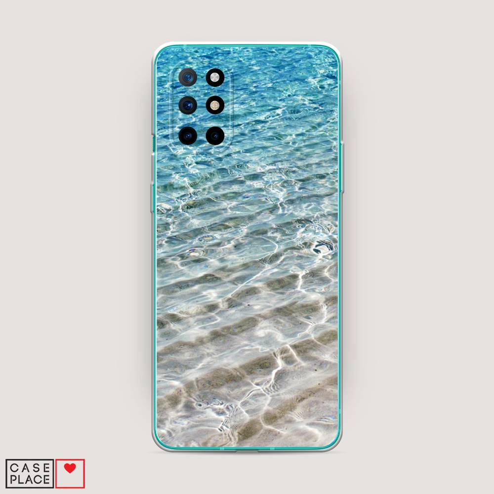 

Чехол Awog на OnePlus 8T / ВанПлас 8T "Волны 10", Голубой, 151150-4