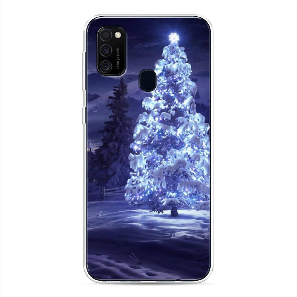 

Чехол для Samsung Galaxy M30s/M21 "Зима 4", Синий;черный;белый, 29850-2