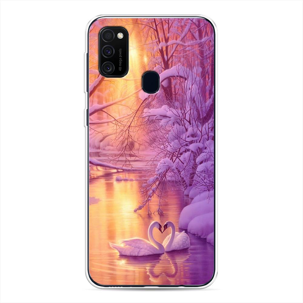 

Чехол для Samsung Galaxy M30s/M21 "Зима 1", Фиолетовый;желтый, 29850-2