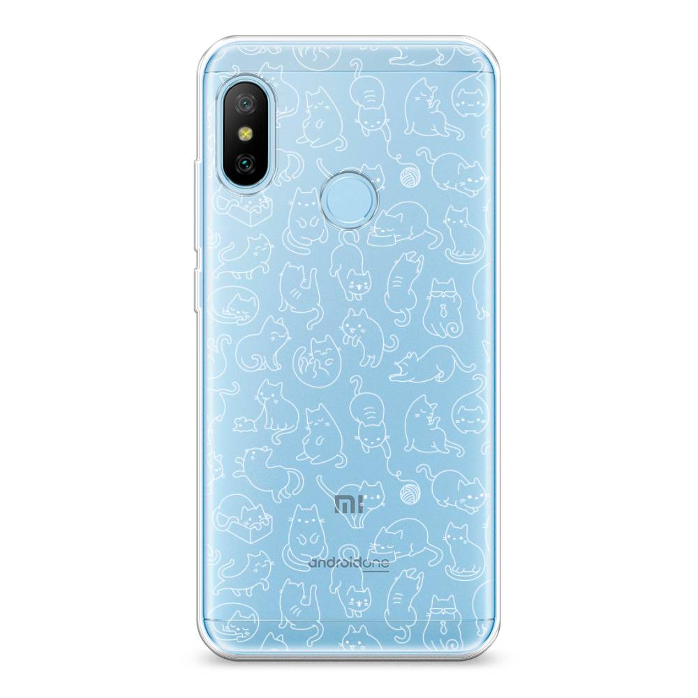 

Чехол Awog на Xiaomi A2 Lite/Redmi 6 Pro "Шкодливые котики", Разноцветный, 34050-2