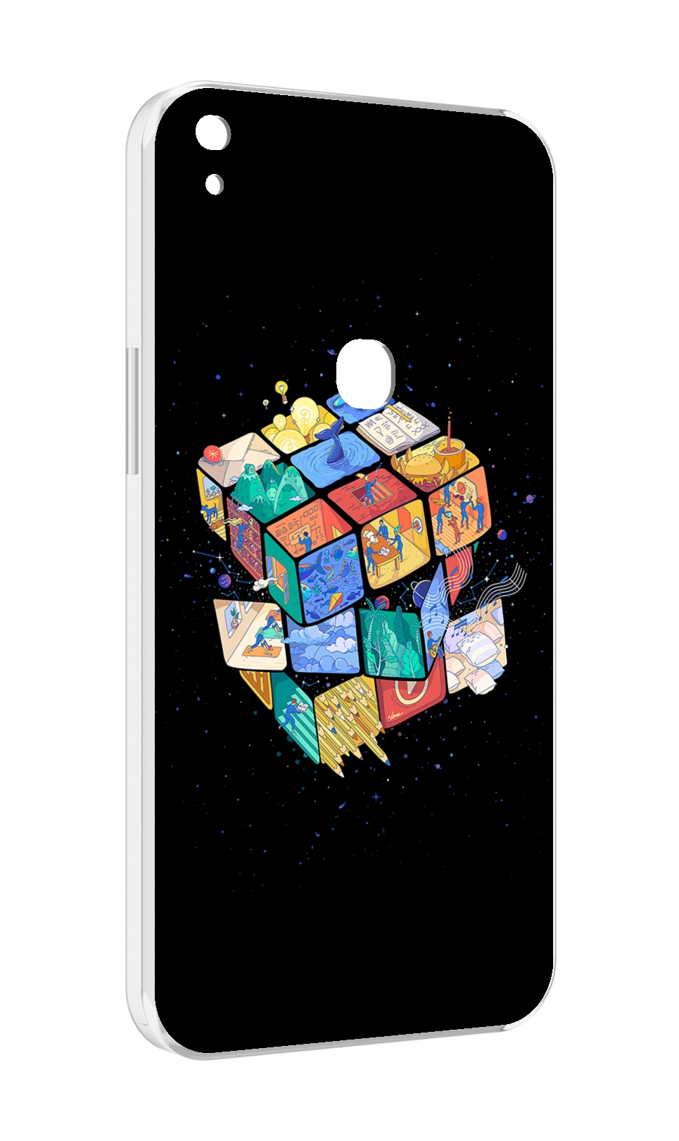 

Чехол MyPads Кубик-Рубика для Alcatel SHINE LITE 5080X 5.0, Прозрачный, Tocco