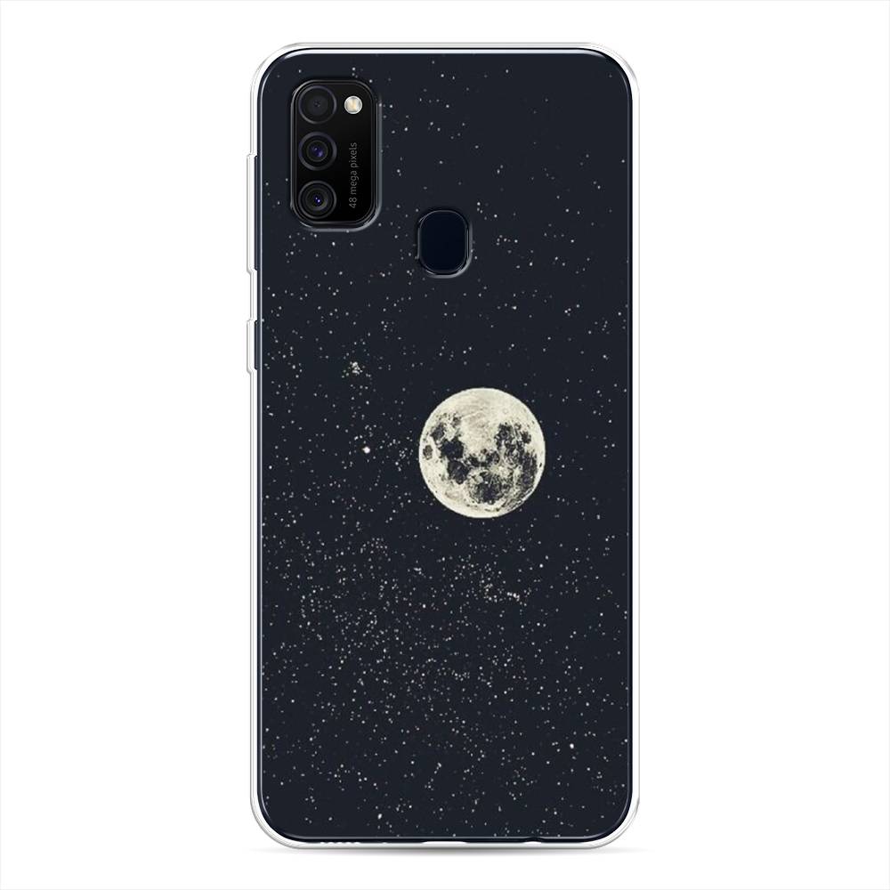 

Чехол для Samsung Galaxy M30s/M21 "Полнолуние", Красный, 29850-2