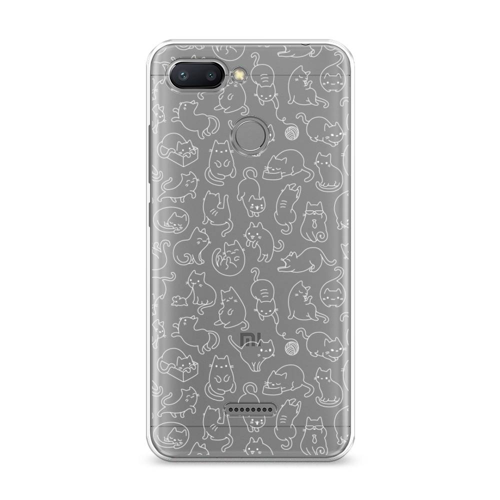 

Чехол Awog на Xiaomi Redmi 6 "Шкодливые котики", Разноцветный, 33850-2