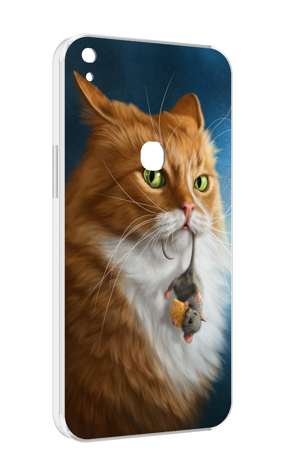 

Чехол MyPads Кот-и-мышь для Alcatel SHINE LITE 5080X 5.0, Прозрачный, Tocco