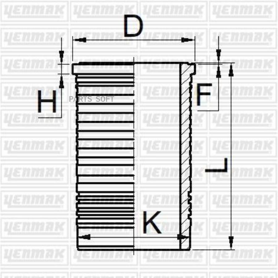 

Гильза цилиндра YENMAK 5105203000 Alfa Romeo Hr 492 Hti; Vm84a; Vm 492 Hr; Hs