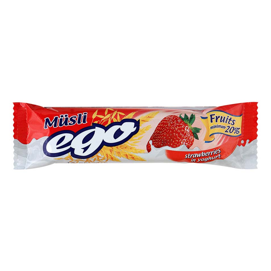 

Батончик-мюсли Ego Клубника в йогурте 25 г