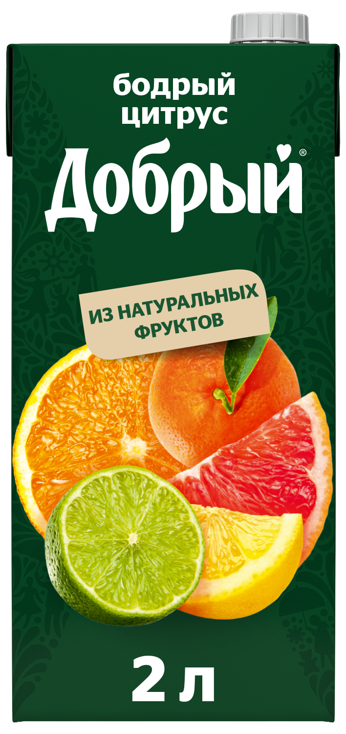 

Нектар Добрый Бодрый цитрус 2 л