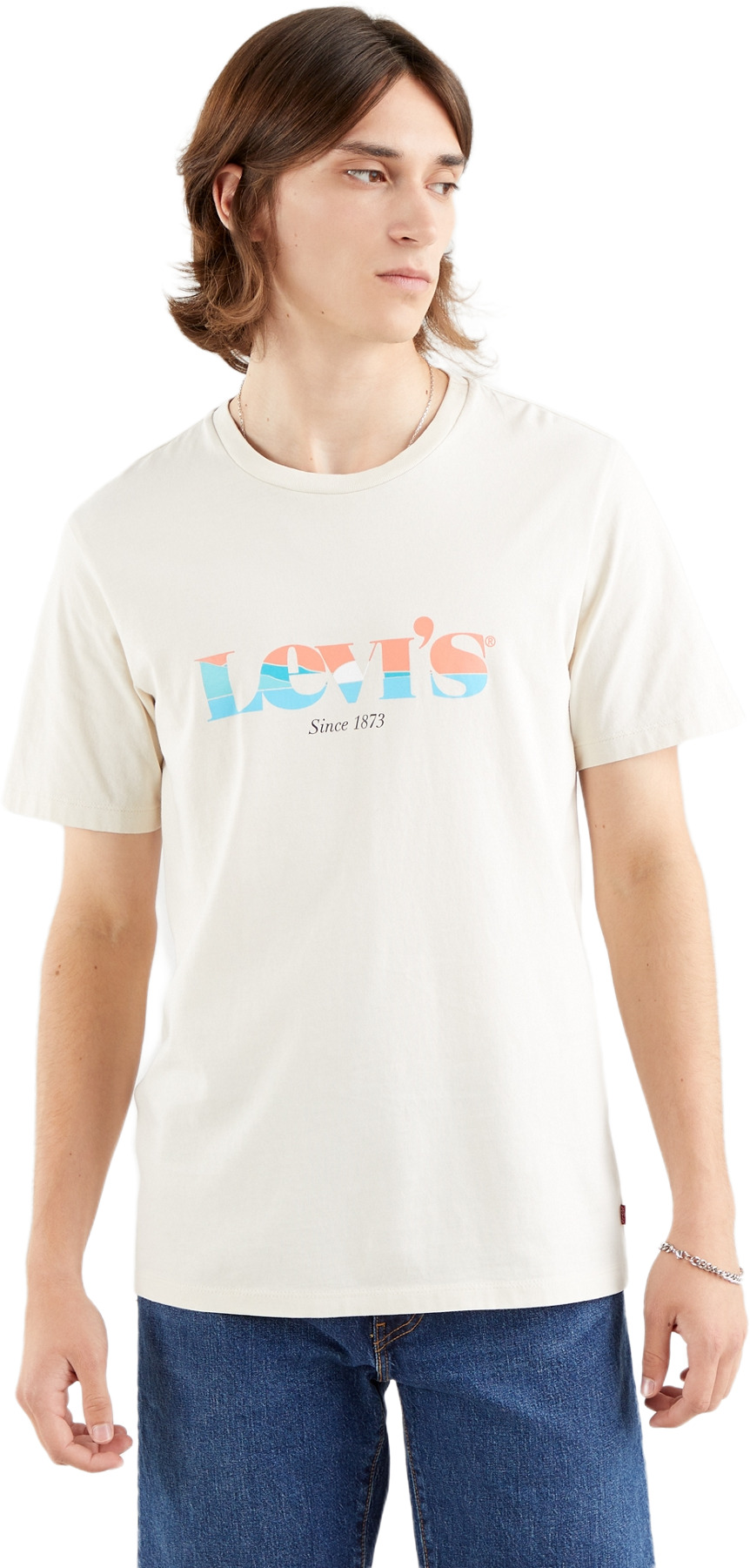 

Футболка мужская Levi's 22491-0855 белая 3XL, 22491-0855