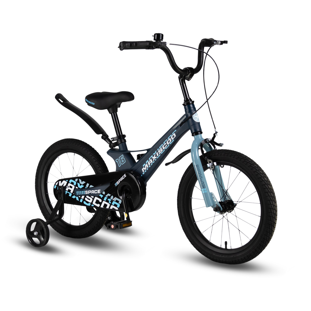 Детский велосипед MAXISCOO Space 16 Делюкс 2024 матовый ультрамарин