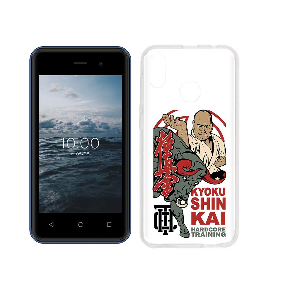 

Чехол MyPads Tocco для BQ 4030G Nice Mini единоборства рисунок, Прозрачный, Tocco