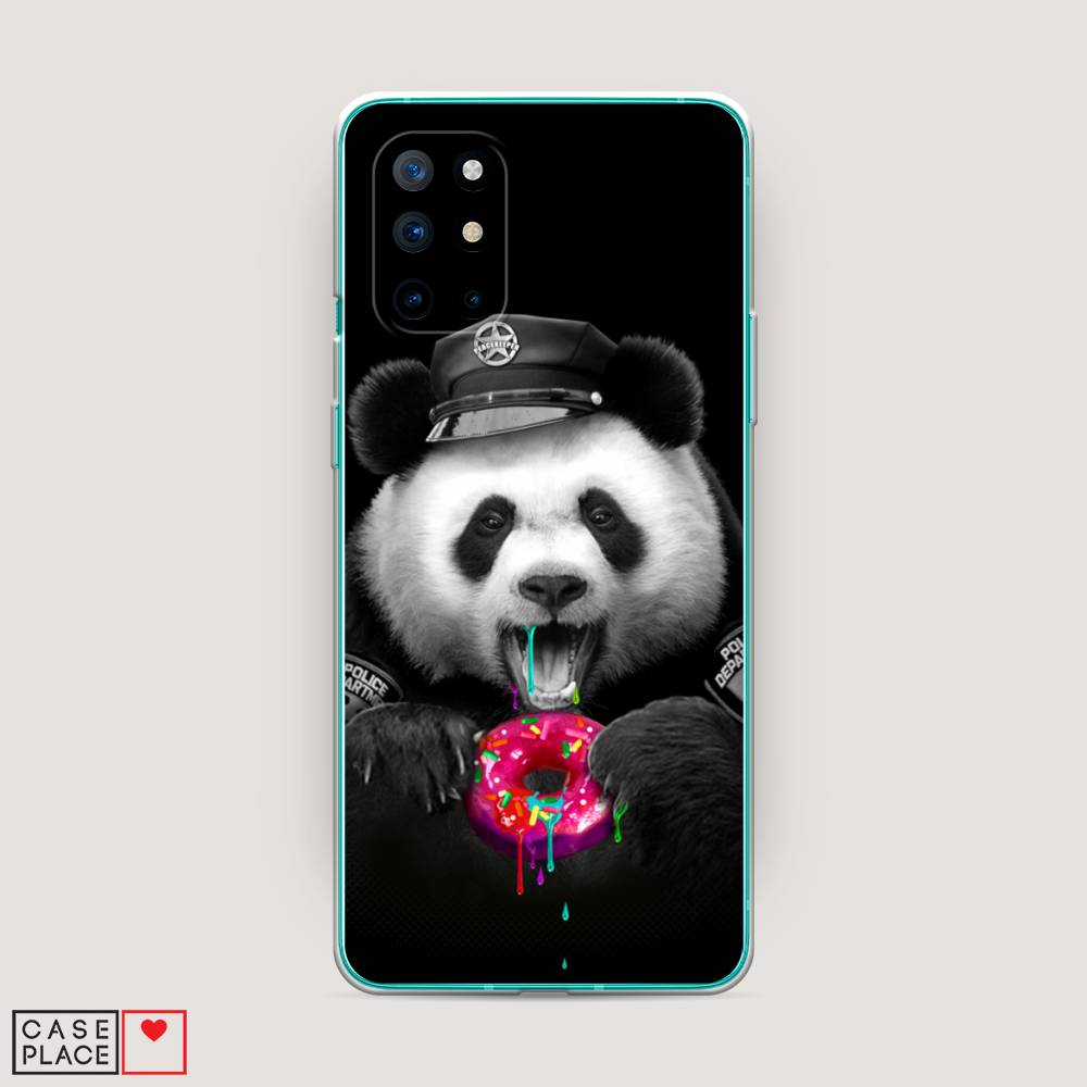 

Чехол Awog на OnePlus 8T / ВанПлас 8T "Панда police", Черный;белый;розовый, 151150-2