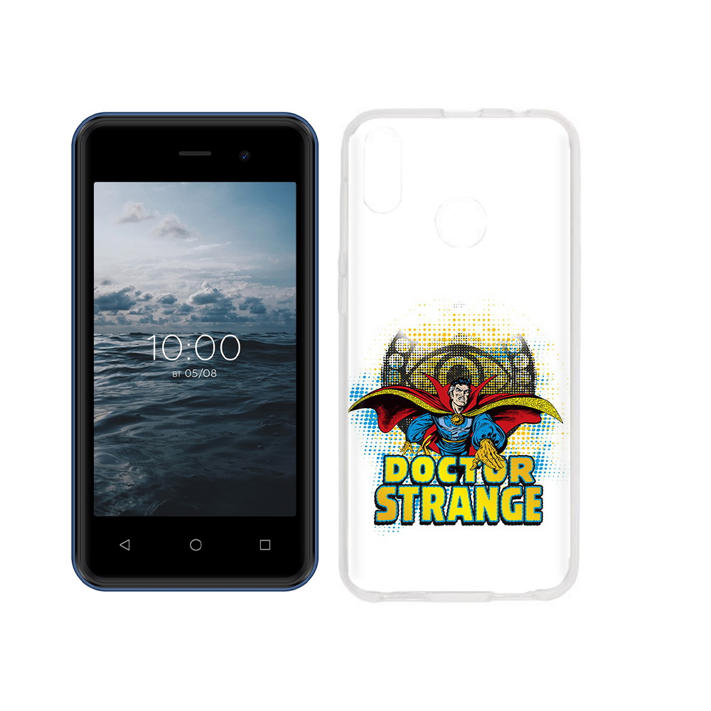 

Чехол MyPads Tocco для BQ 4030G Nice Mini доктор стренж рисунок, Прозрачный, Tocco
