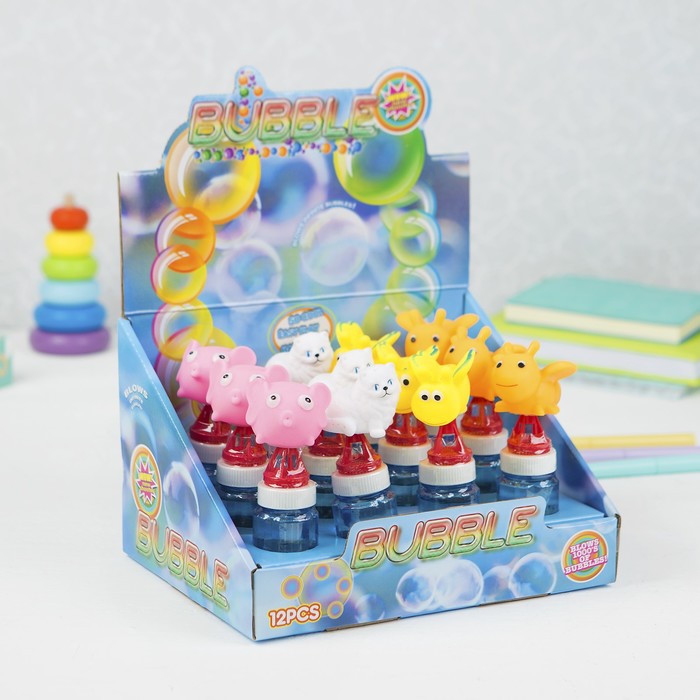 Мини генератор мыльных пузырей Летняя полянка 50 мл