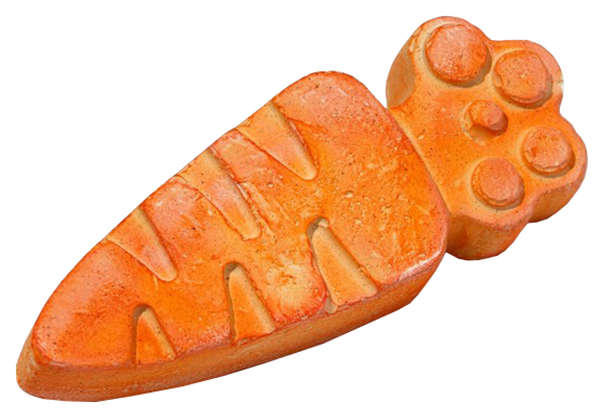 Минеральный камень для грызунов Пижон, морковка, 35 г