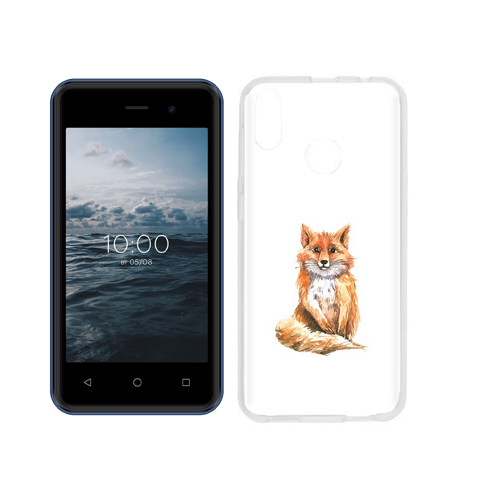 

Чехол MyPads Tocco для BQ 4030G Nice Mini детская лиса, Прозрачный, Tocco