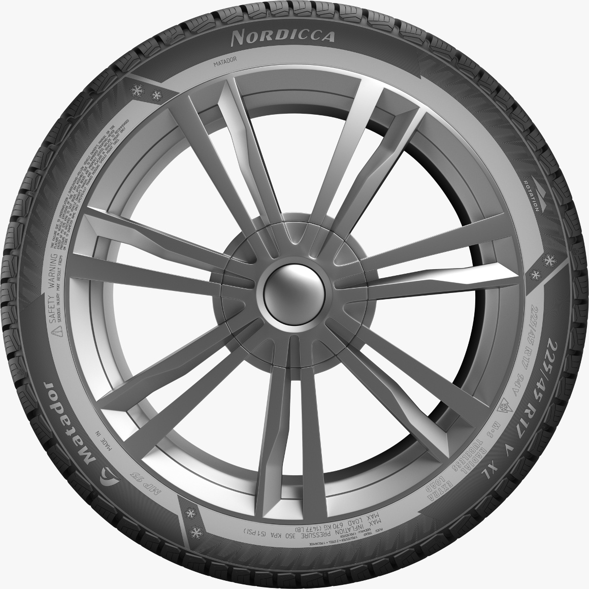 фото Зимние шины matador mp 93 nordicca 195/60 r16 89h