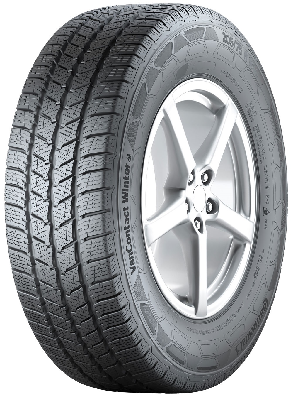 

Шины Continental VanContact Winter 215/70 R15C 109/107R, VanContact Winter