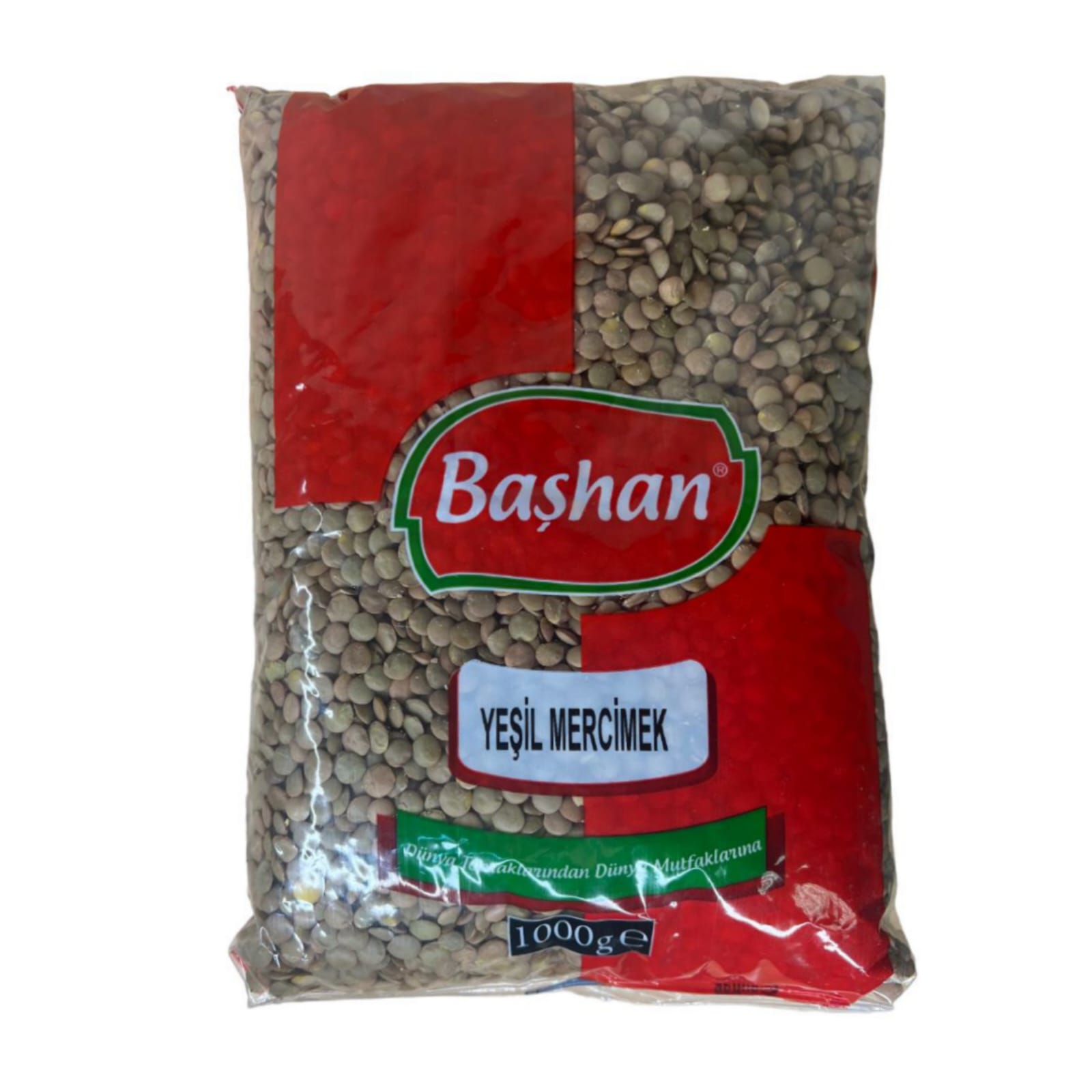 Чечевица зеленая Bashan 1 кг