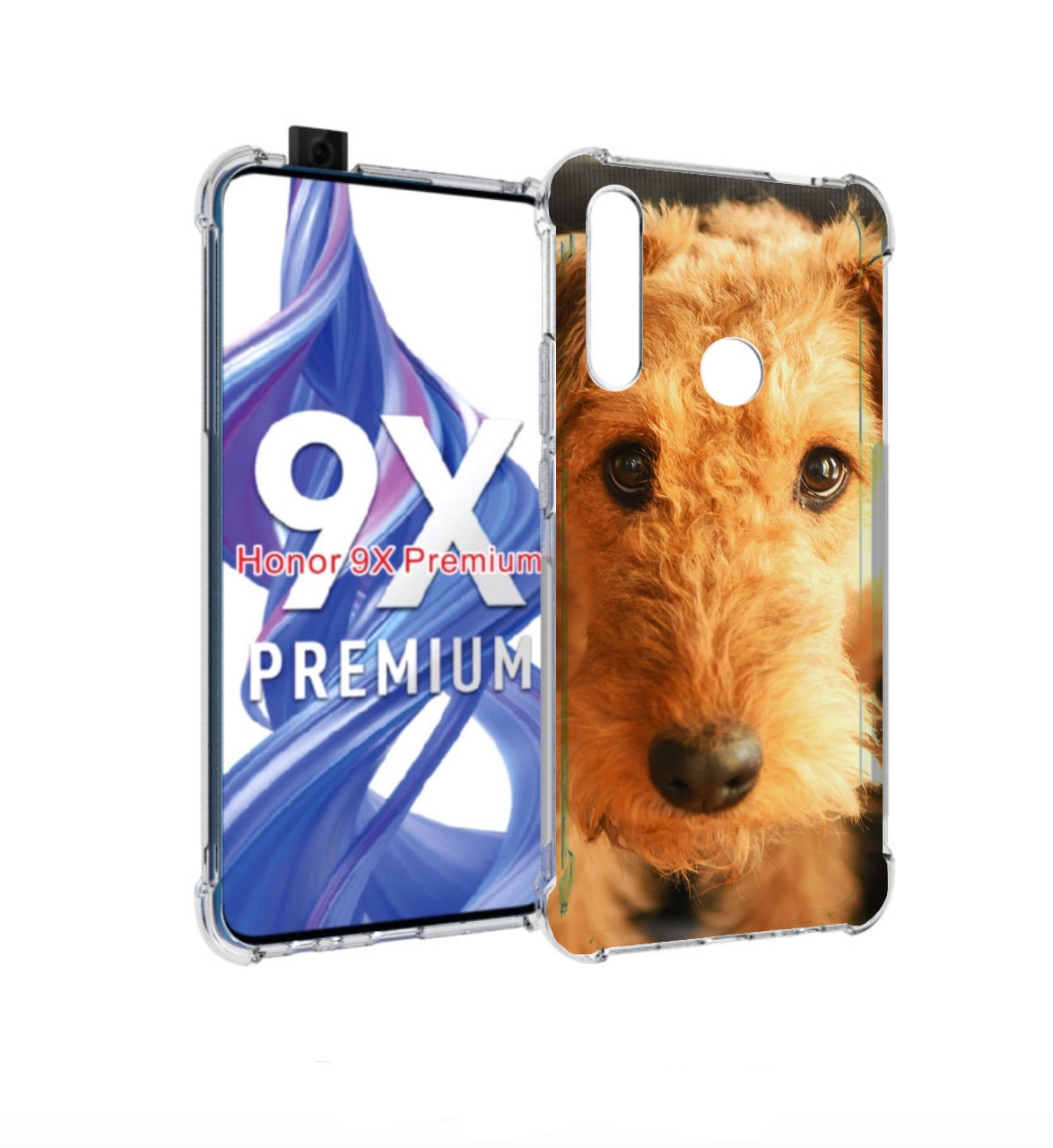 

Чехол бампер MyPads эрдельтерьер для Honor 9X (STK-LX1), Прозрачный, Tocco