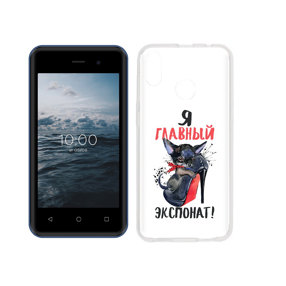 

Чехол MyPads Tocco для BQ 4030G Nice Mini главный экспонат, Прозрачный, Tocco