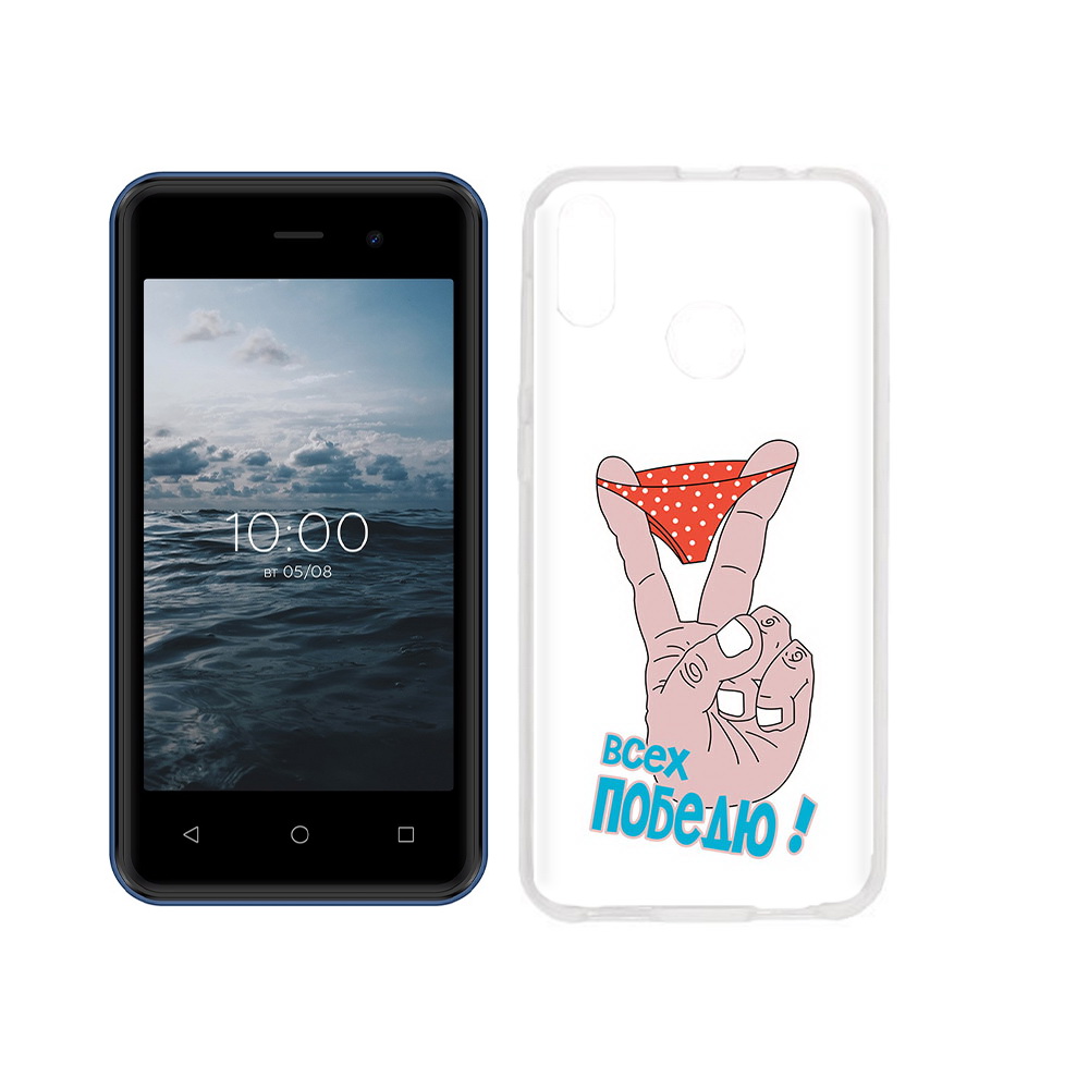 

Чехол MyPads Tocco для BQ 4030G Nice Mini всех победю, Прозрачный, Tocco