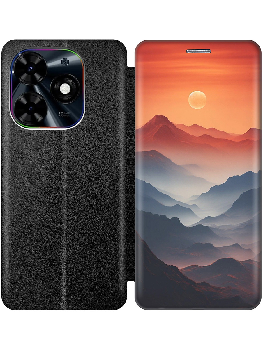 

Чехол-книжка на Tecno Spark Go 2024/Spark 20/20C/Pop 8 с принтом черный 785872, Оранжевый;черный, 777768810