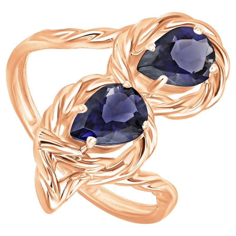 

Кольцо из серебра с иолитом р.18,5 LAZURIT-ONLINE 788002, 788002