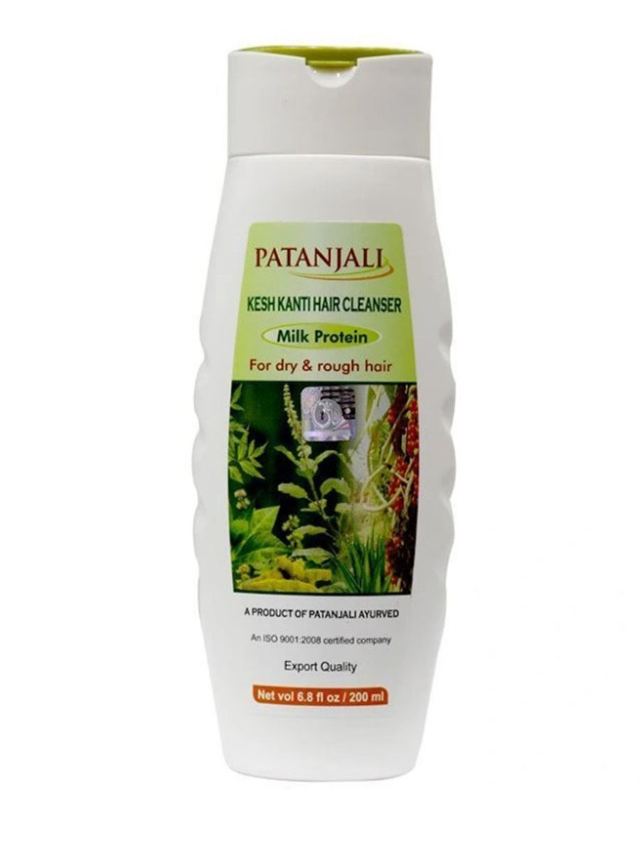 Шампунь для волос Patanjali Kesh Kanti молочный белок, 200 мл