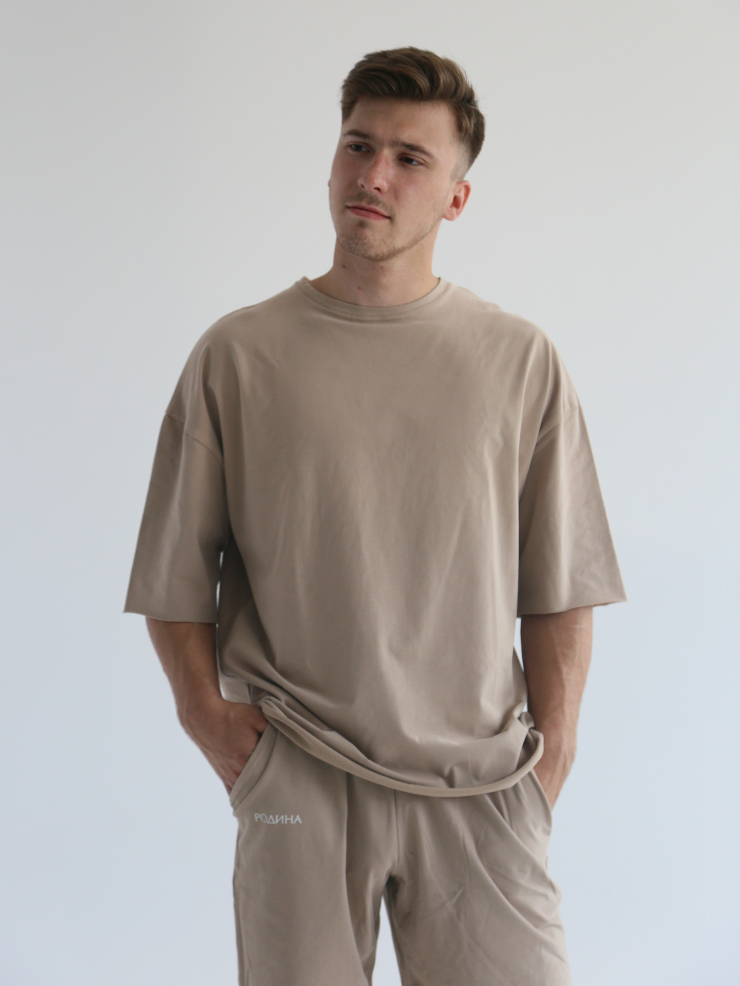 

Футболка мужская Родина TEE_M-PRM-015 бежевая XL, TEE_M-PRM-015