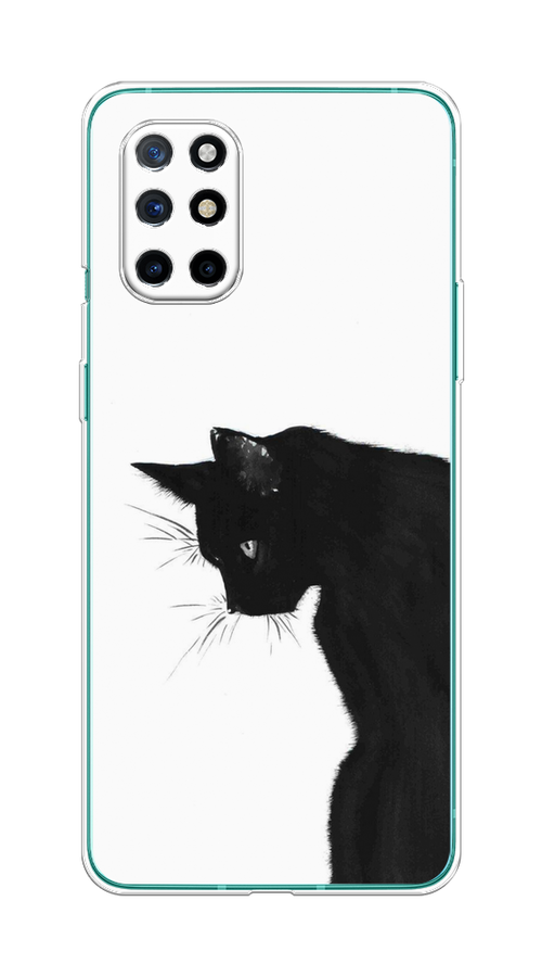 

Чехол Awog на OnePlus 8T / ВанПлас 8T "Black cat", Черный;белый, 151150-1