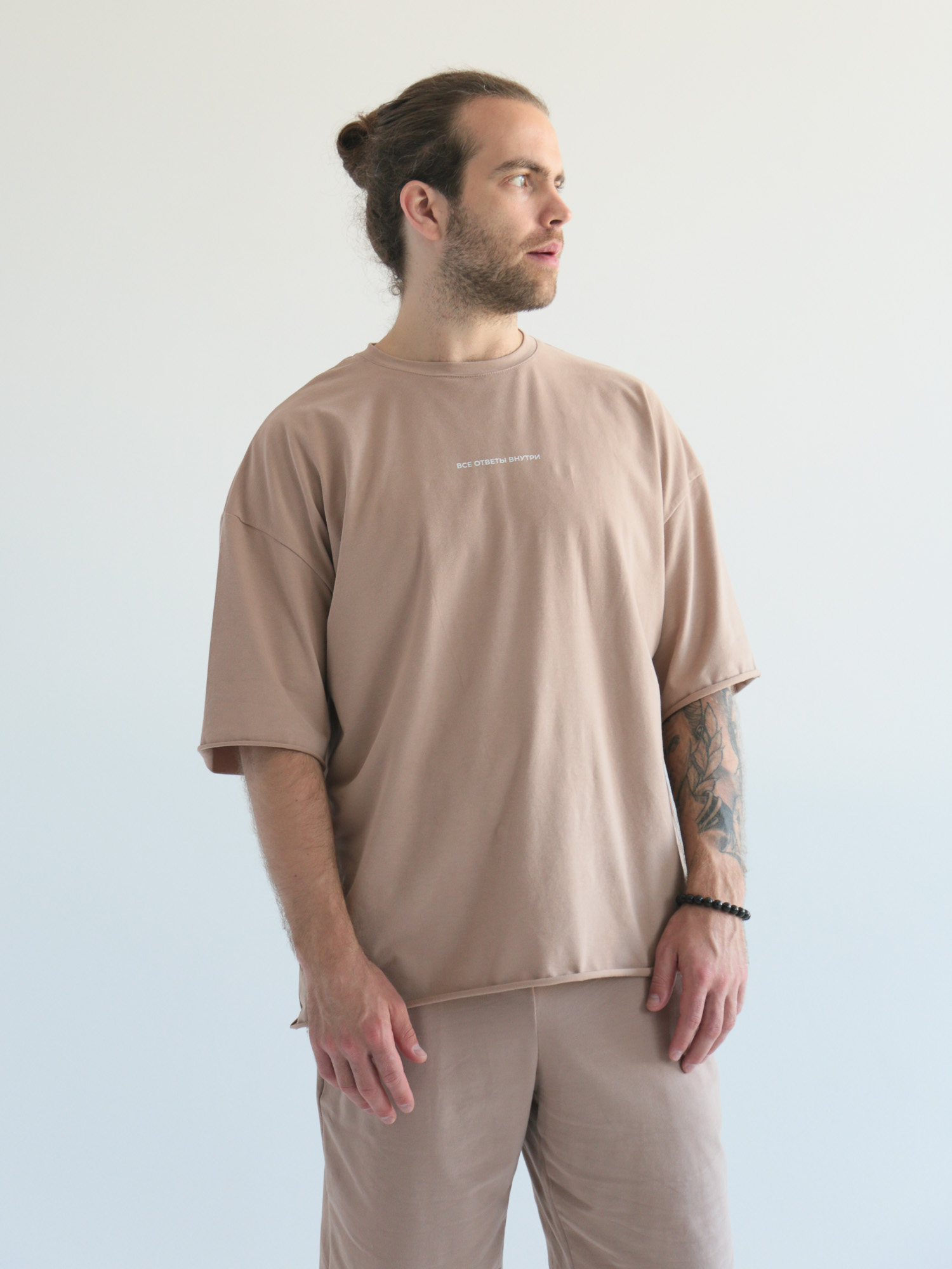 

Футболка мужская Родина TEE_M-PRM_ALL_ANSWRS-015 бежевая XL, TEE_M-PRM_ALL_ANSWRS-015