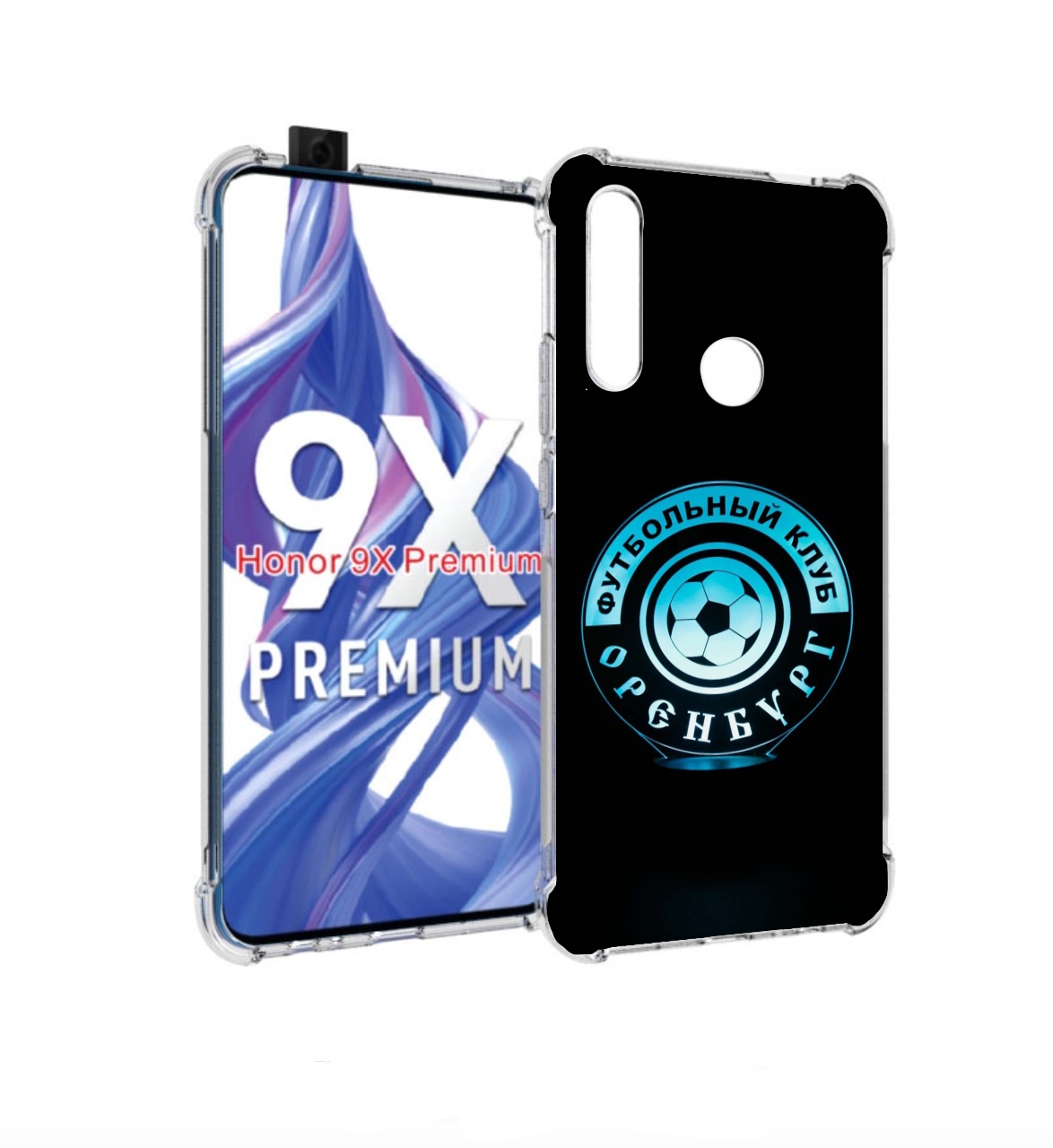 

Чехол бампер MyPads фк оренбург для Honor 9X (STK-LX1)/Huawei Ho, Прозрачный, Tocco