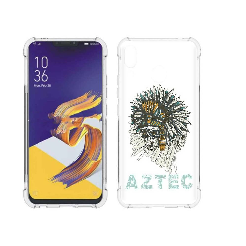 

Чехол MyPads Tocco для Asus ZenFone 5 скелет индеец, Прозрачный, Tocco