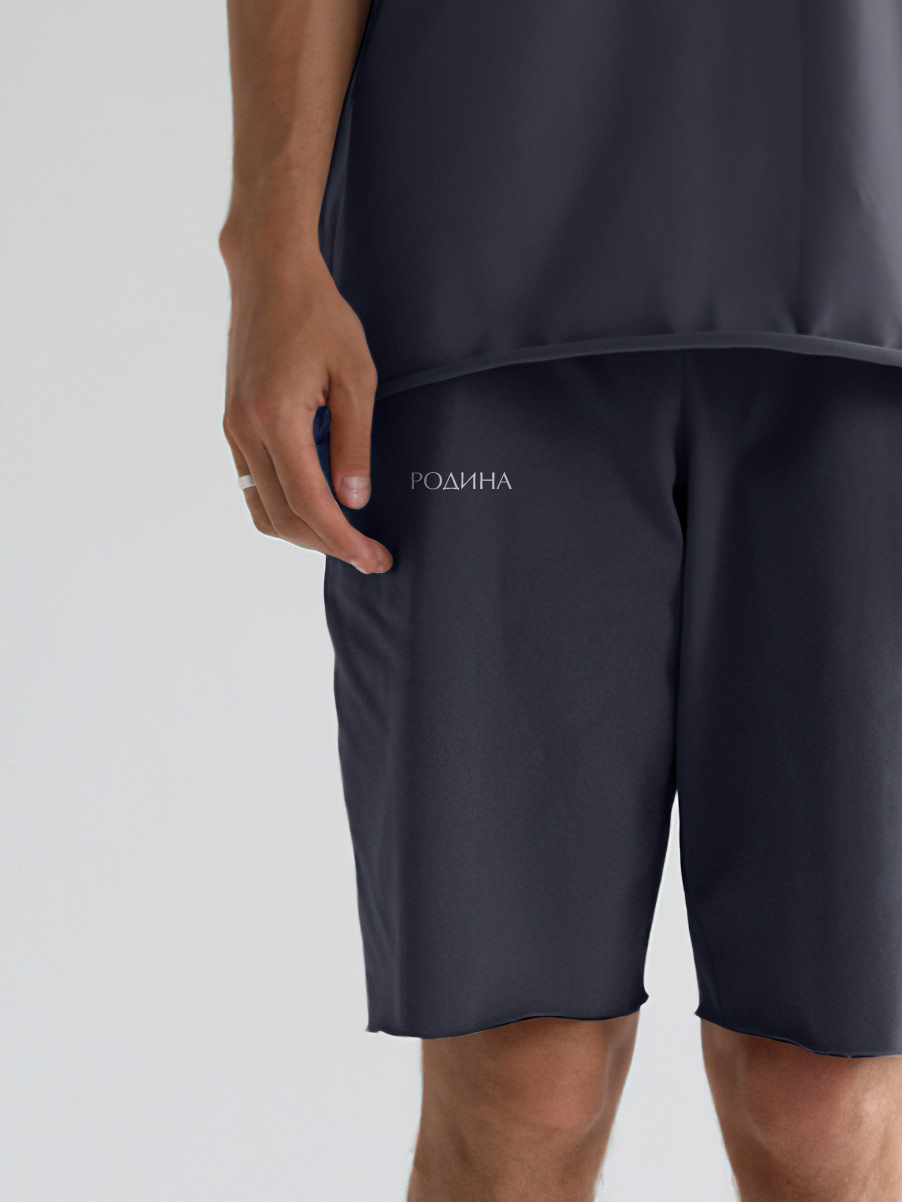 

Шорты мужские Родина SHRT_M-PRM_NEW_LOGO-008 темно-серые M, SHRT_M-PRM_NEW_LOGO-008
