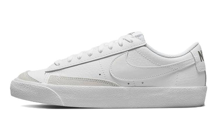 

Кеды унисекс Nike Blazer Low '77 GS белые 38.5 EU, Белый, Blazer Low '77 GS