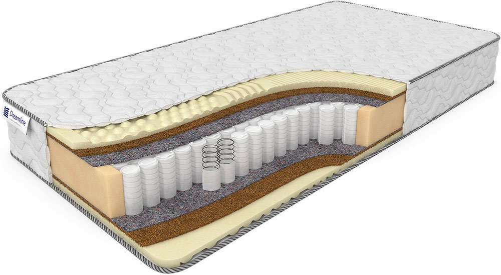 

Матрас Дримлайн Natural Space Massage TFK 160х180х22, Белый, Natural Space Massage TFK