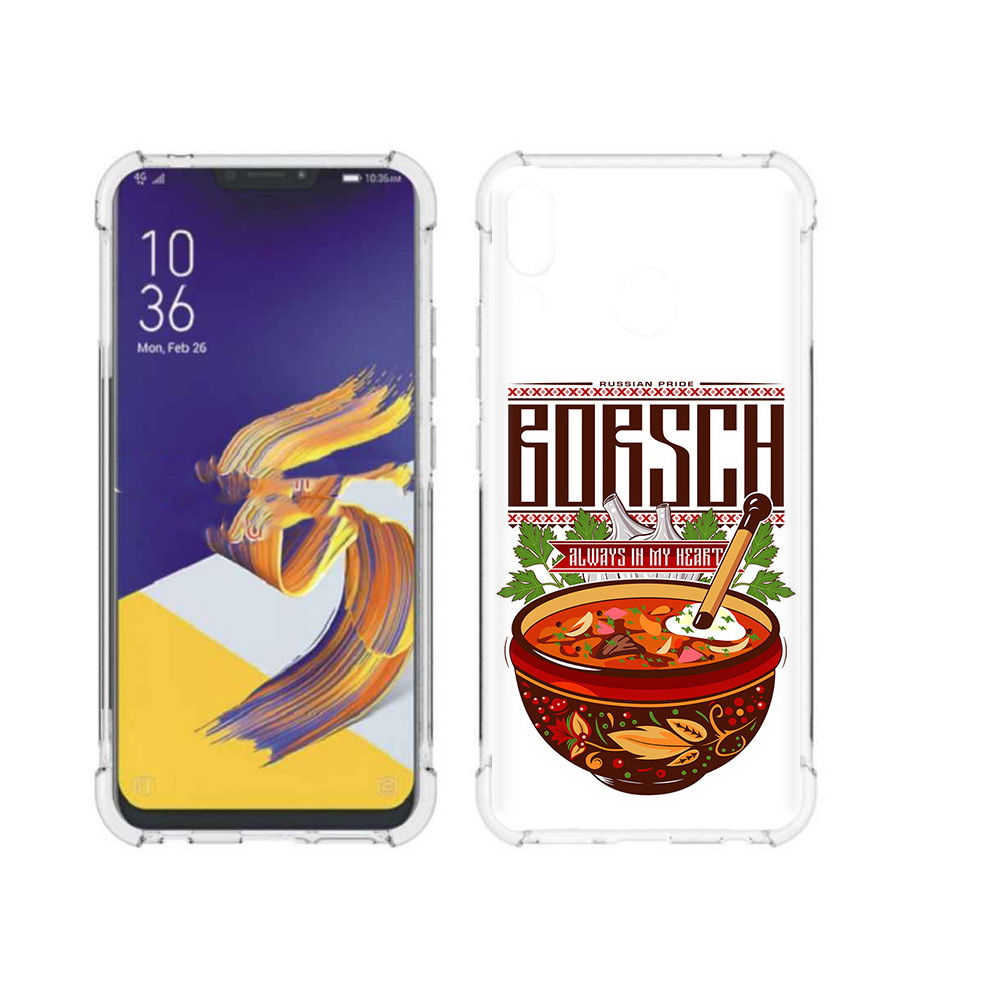 

Чехол MyPads Tocco для Asus ZenFone 5 русский борщ, Прозрачный, Tocco