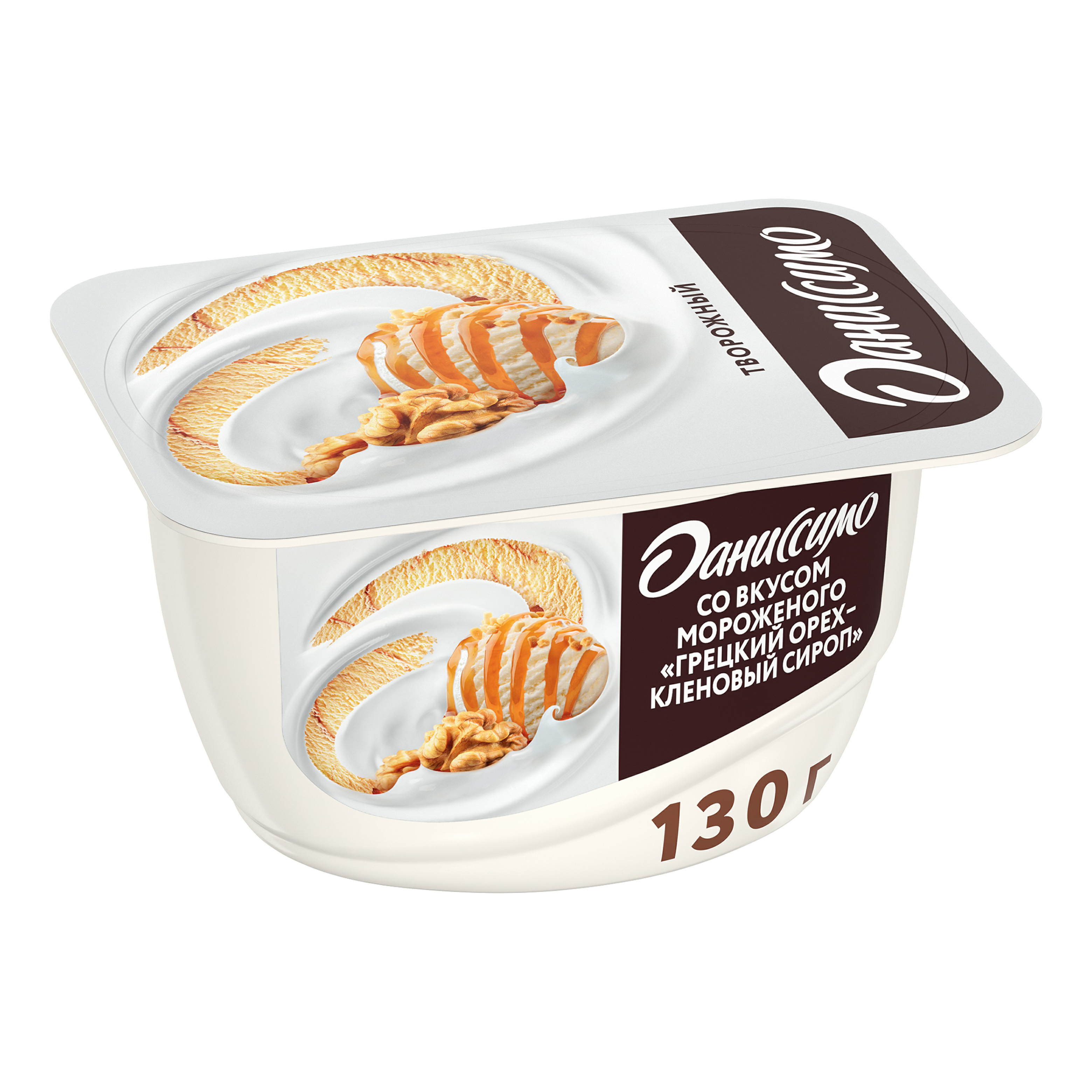 Продукт творожный Danone Даниссимо мороженое-грецкий орех-кленовый сироп 5,9% 130 г