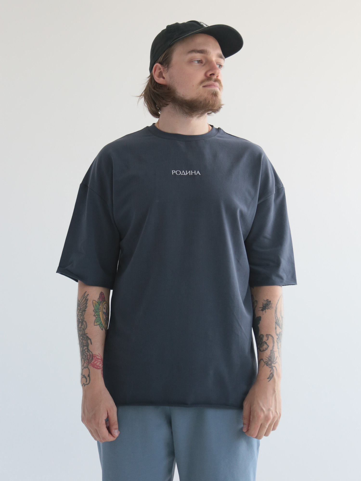 

Футболка мужская Родина TEE_M-PRM_NEW_LOGO-008 темно-серая L, TEE_M-PRM_NEW_LOGO-008