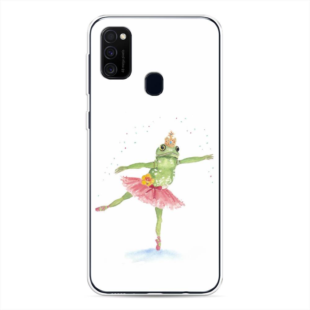 

Чехол для Samsung Galaxy M30s/M21 "Лягушка-балерина", Зеленый, 29850-4