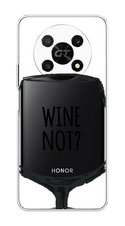 

Чехол на Honor X40 GT "Wine not white", Белый, 6120150-6