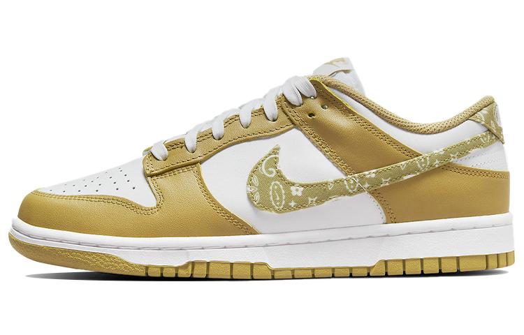 

Кеды унисекс Nike Dunk Low ess barley paisley белые 38 EU, Белый, Dunk Low ess barley paisley