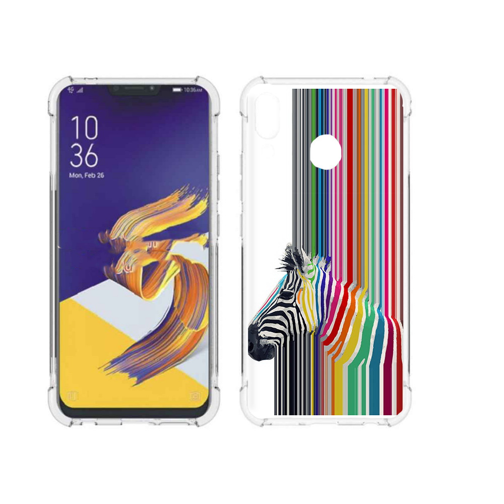 

Чехол MyPads Tocco для Asus ZenFone 5 радужная зебра, Прозрачный, Tocco
