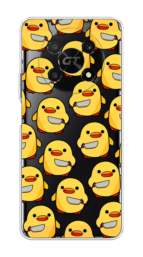 

Чехол на Honor X40 GT "Утка с ножом", Прозрачный;желтый;оранжевый, 6120150-1