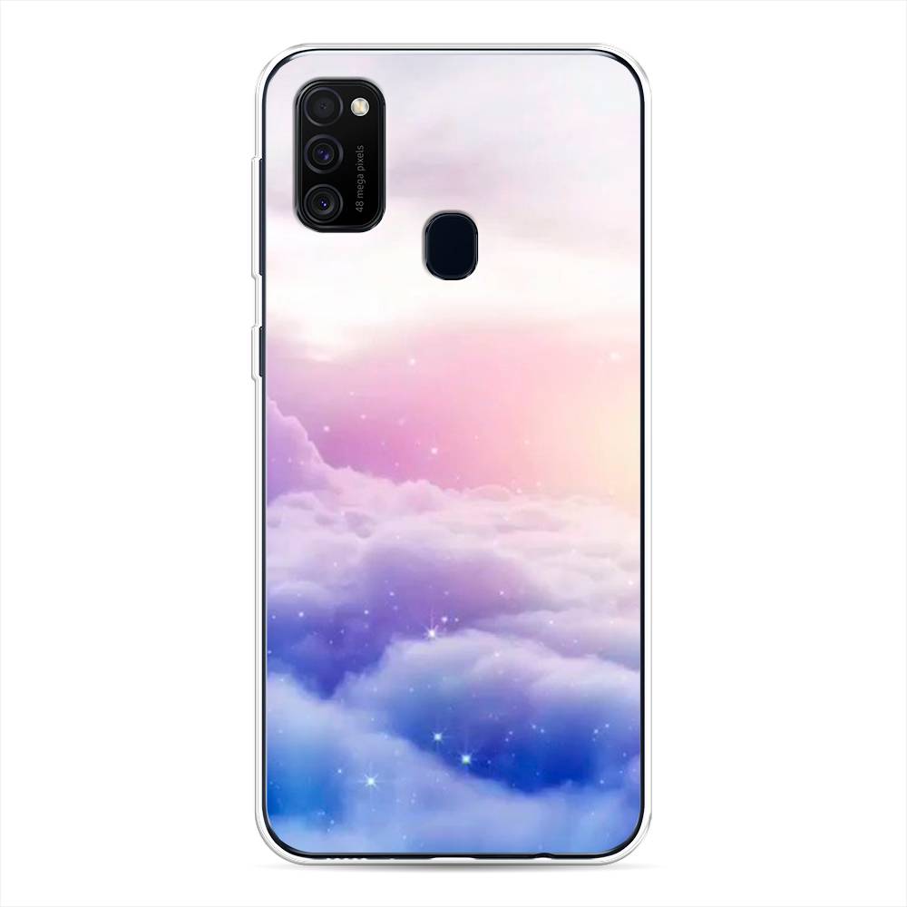 

Чехол для Samsung Galaxy M30s/M21 "Небеса", Голубой;белый;розовый, 29850-2